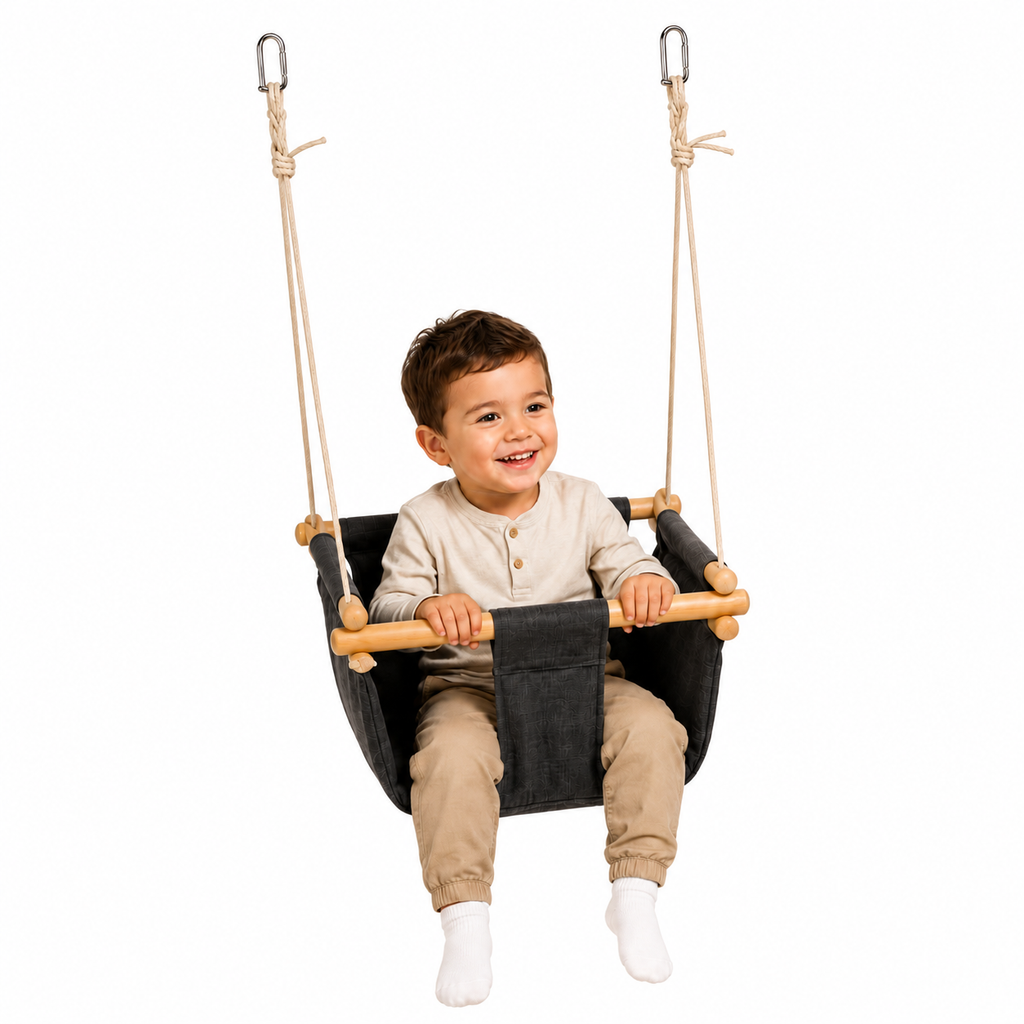 🧸 أرجوحة أطفال مريحة وآمنة 100%